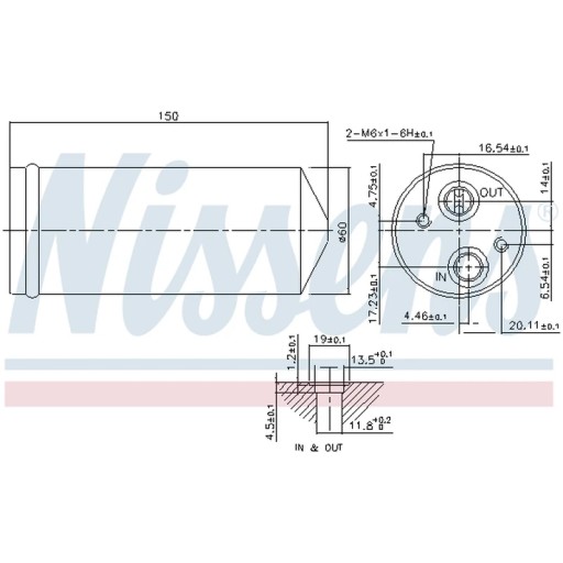 Осушувач, кондиціонер NISSENS 95142