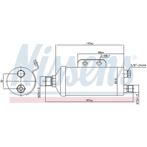 Осушитель, кондиционер NISSENS 95354
