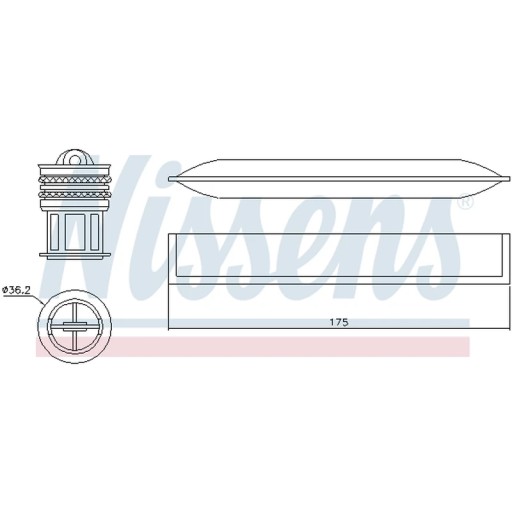 Осушитель, кондиционер NISSENS 95456