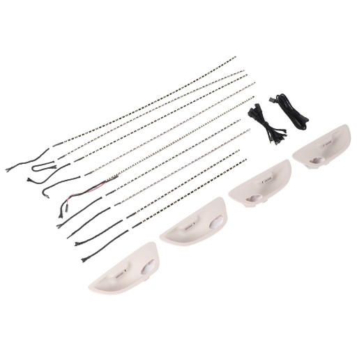 Автомобільний Світлодіодний світильник для навколишнього середовища, Двоколірна дверна панель, консоль