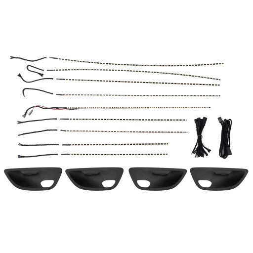 Автомобільний Світлодіодний світильник для навколишнього середовища, Двоколірна дверна панель, консоль