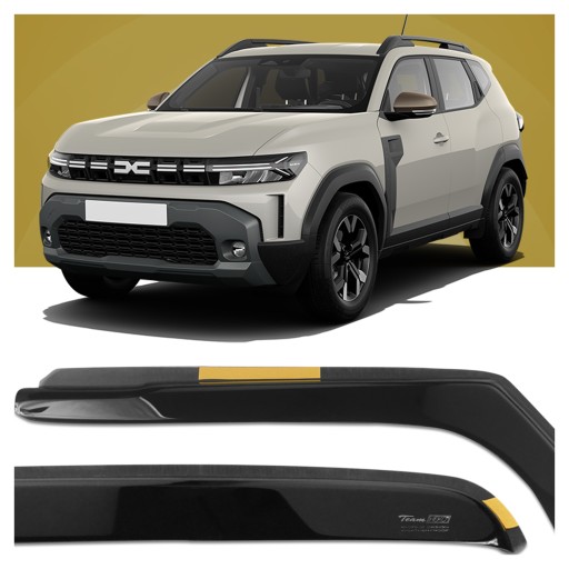 Дефлектори бокових вікон HEKO для DACIA DUSTER III 2024- | 4 шт.