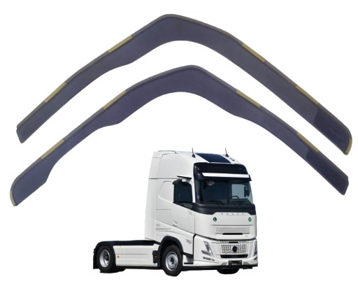 Дефлекторы боковых окон Volvo FH AERO с 2024 года.