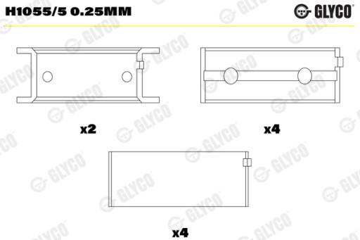 77944600 - KS 77944600 STD КРИВОШИПНЫЕ ВКЛАДЫШИ BMW 2.0 01-