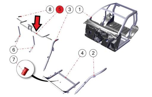 3G - Подголовник дивана VW PASSAT B8 3G задняя сторона