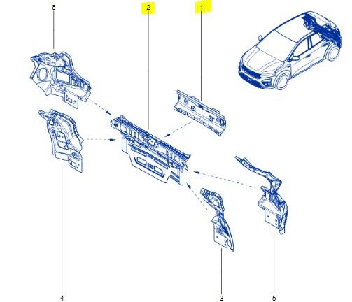 791003045R, 791029216R - ЗАДНИЙ РЕМЕНЬ DACIA SANDERO III STEPWAY 21-