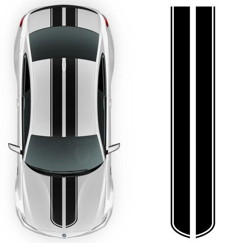 Автомобильные ремни наклейки полосы 21cm X 3M COLOR