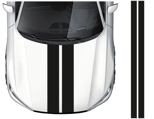 Ремені для автомобіля наклейки 20cmx2 4,5 метра чорний