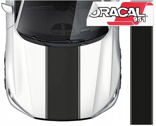 Ремені для автомобіля наклейки 41/1, 5 см 3 метри чорний