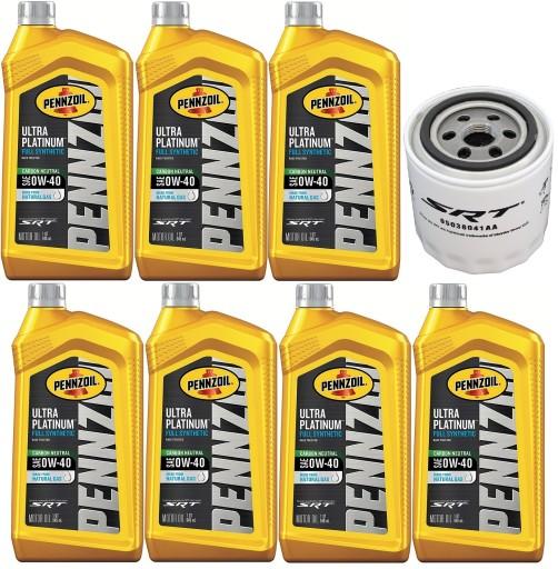 PENNZOIL 0W40 + ФИЛЬТР JEEP DODGE 6.1 6.2 6.4 SRT