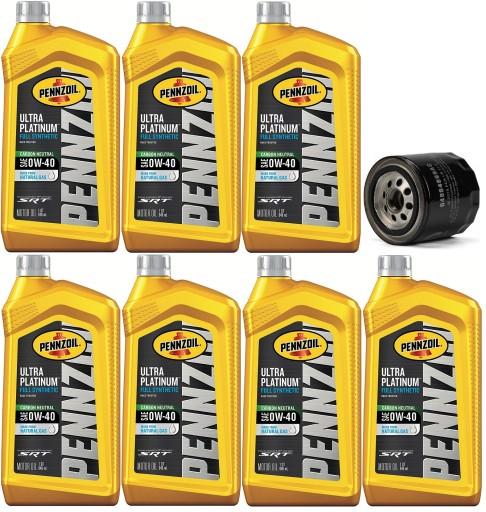 PENNZOIL 0W40 + ФІЛЬТР JEEP DODGE 6.1 6.2 6.4 SRT