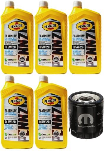 PENNZOIL 5W20 4,7 л + ФИЛЬТР CHRYSLER 200 2,4 11-14