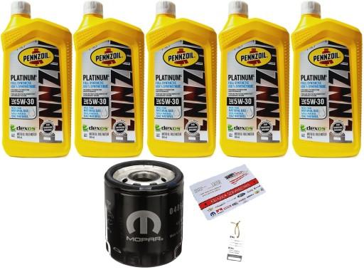 PENNZOIL 5W30 4.8L + ФИЛЬТР JEEP WRANGLER 2.0 2018-