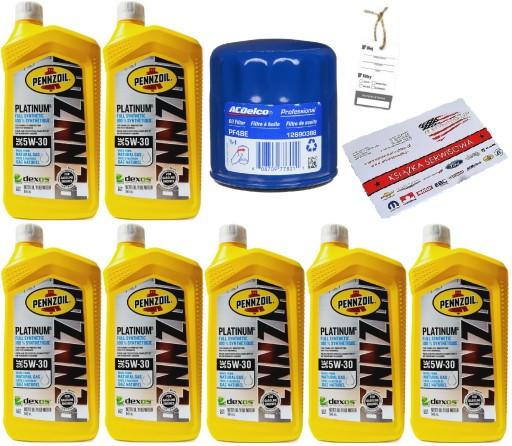 PENNZOIL 5W30 6.6L + ESCALADE FILTER 6.0 6.2 07-14