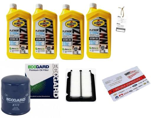 PENNZOIL 5W30 + ФІЛЬТРИ CHEVROLET AVEO 1.6 04-08