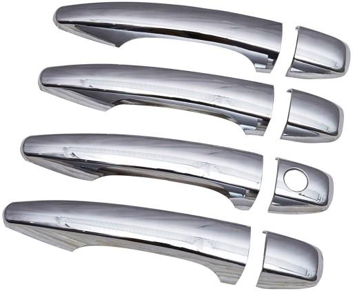 PEUGEOT 2008 2013-2016 ХРОМИРОВАННЫЕ ДВЕРНЫЕ РУЧКИ