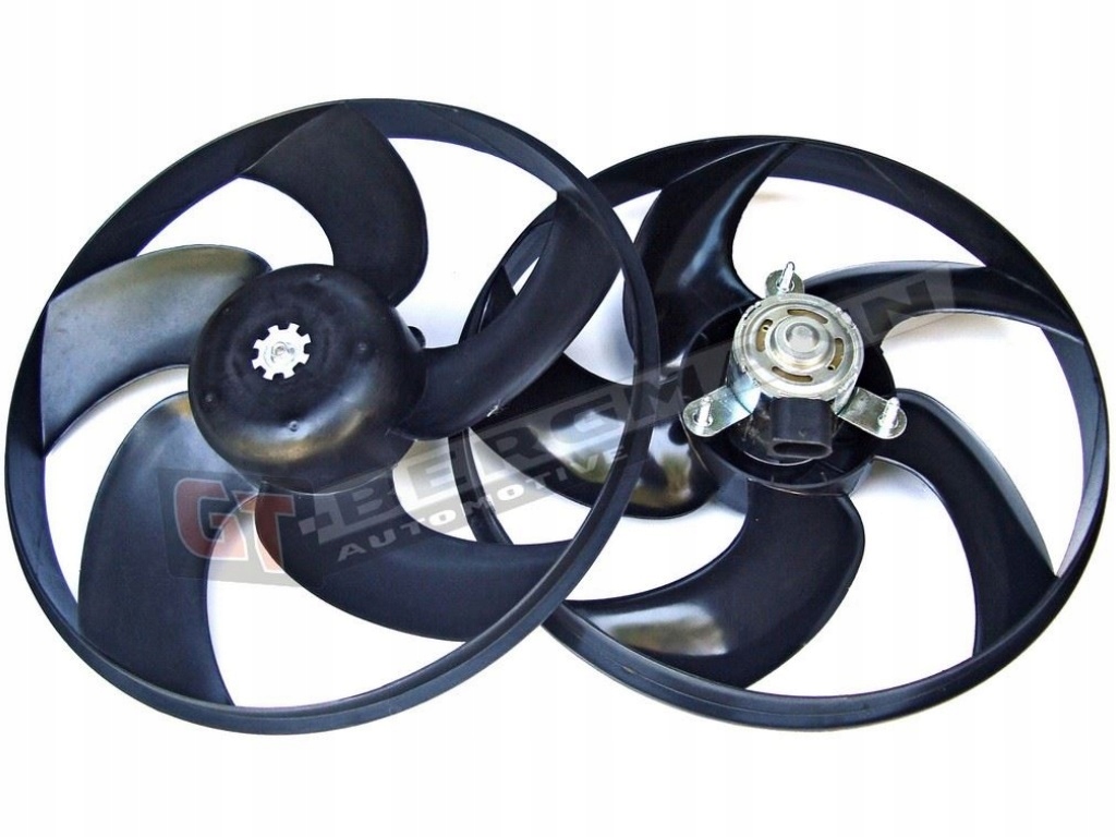 GT13-007 - PEUGEOT 206 1.4 2.0 HDi новий вентилятор радіатора