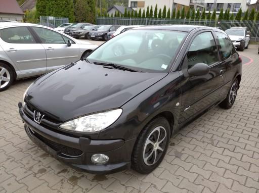 PEUGEOT 206 HB 1.6 16V 2004 ROK KOMPLET CZĘŚCI BLACHARSKICH DO PRZODU ZESTAW - PEUGEOT 206 LIFT ПЕРЕДНИЙ БАМПЕР КАПОТ КРИЛО ЛАМПА РАДІАТОРИ EXL КОМПЛЕКТ