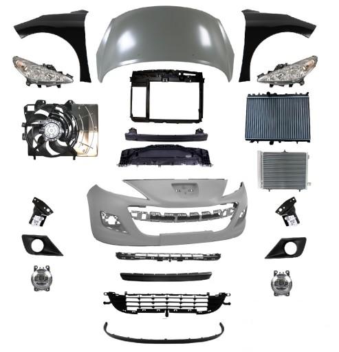 7104FS - PEUGEOT 207 09-13 ПЕРЕДНИЙ БАМПЕР БАМПЕРА