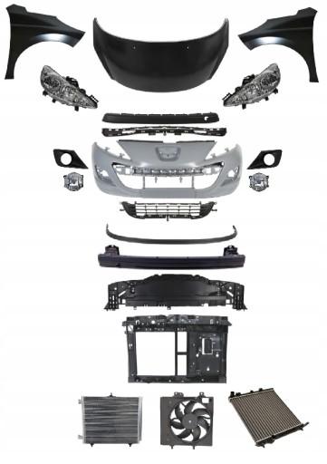 P207FLKPLPRZ - PEUGEOT 207 LIFT 2009-2013 ПЕРЕДНИЙ КАПОТ В КОМПЛЕКТЕ