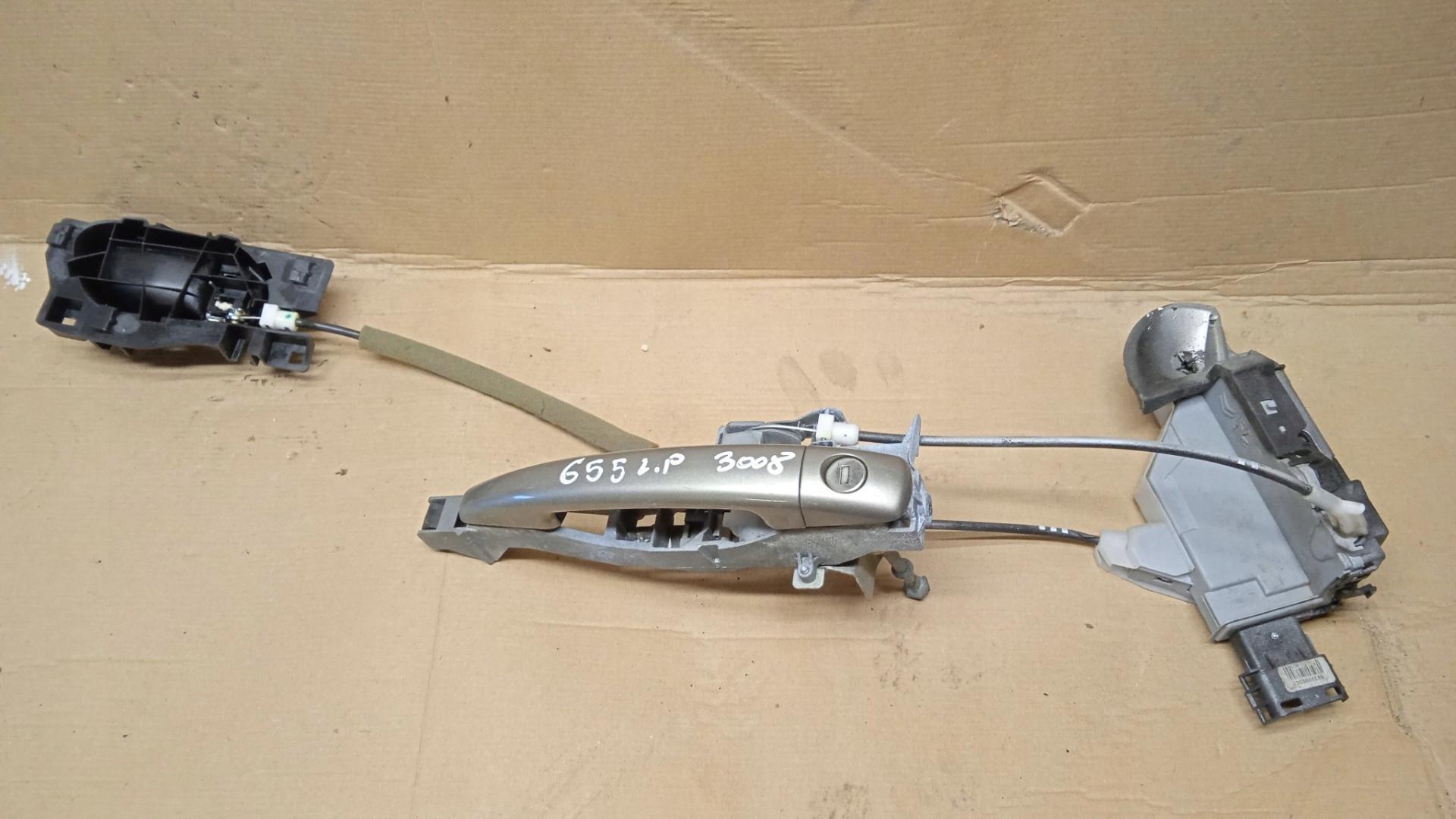 1 - PEUGEOT 3008 И РУЧКА ДВЕРИ ЗАМОК ПЕРЕДНИЙ ЛЕВЫЙ EVGC