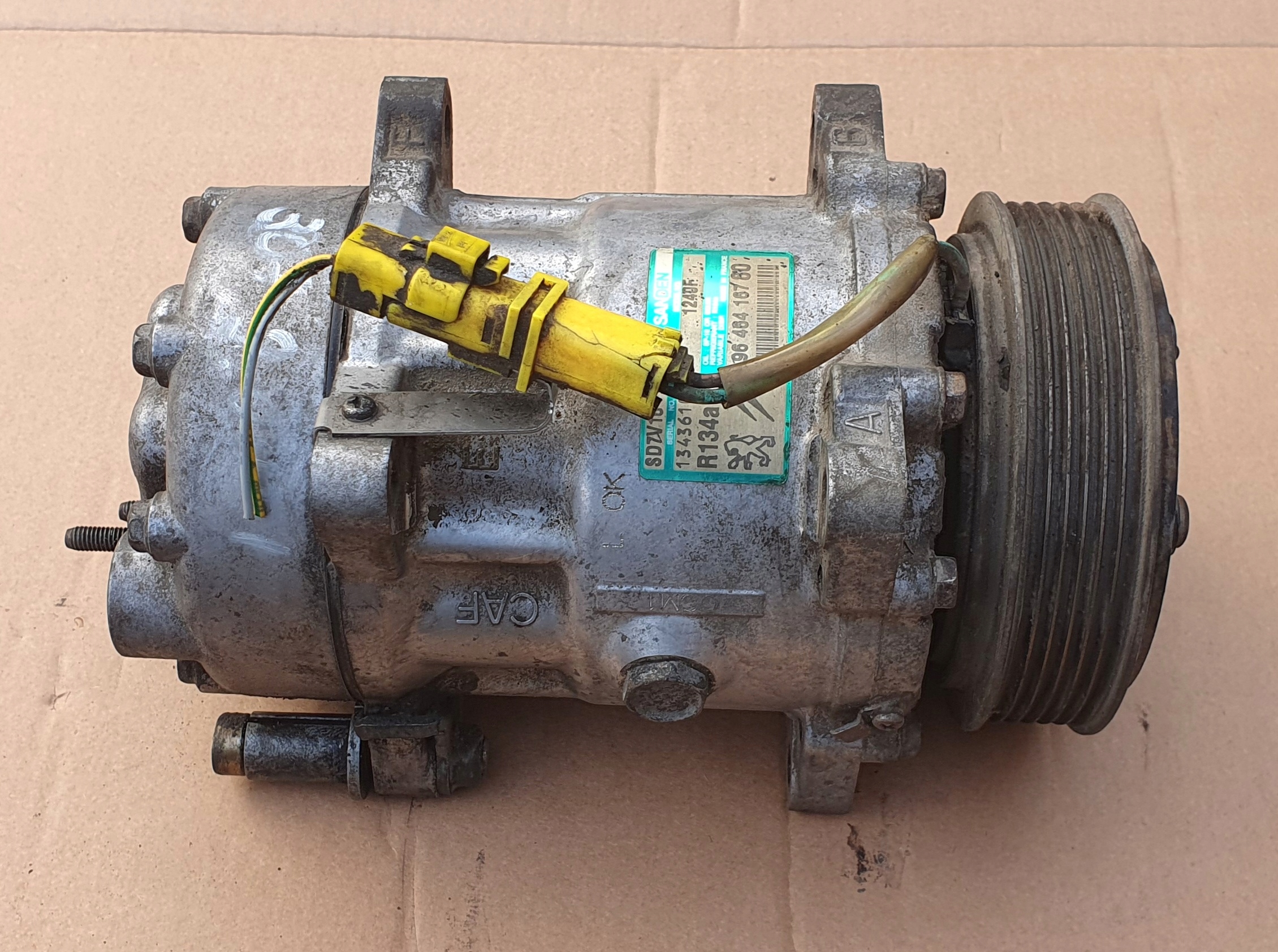 2.0HDI 9646416780 - PEUGEOT 307 2.0 HDI КОМПРЕСОР КОНДИЦІОНЕРА SD7V16