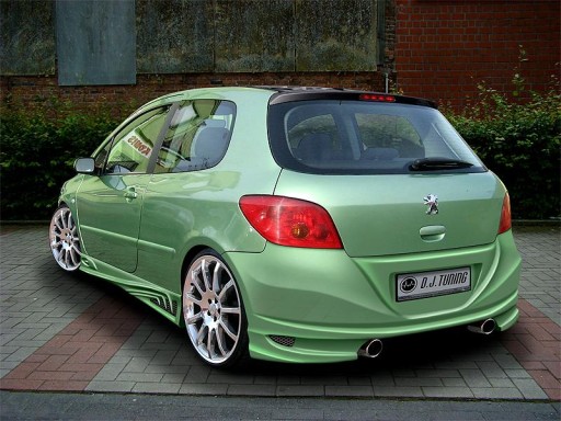 PEUGEOT 307 * ПОРОГИ REACTOR * DJ-ТЮНІНГ