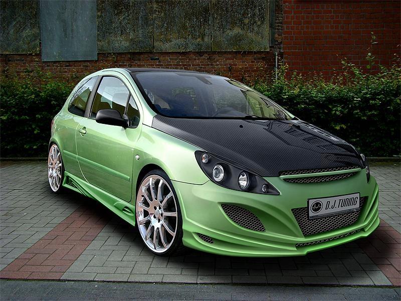 PEUGEOT 307 * ПЕРЕДНИЙ БАМПЕР STAR * DJ-ТЮНИНГ