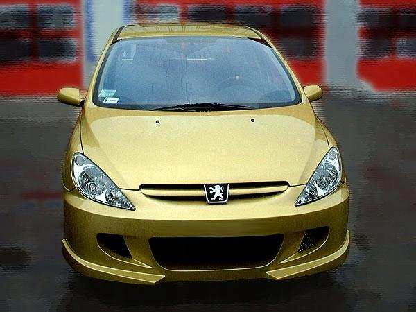 PEUGEOT 307 * ПЕРЕДНИЙ БАМПЕР X-ZONE * DJ-ТЮНИНГ