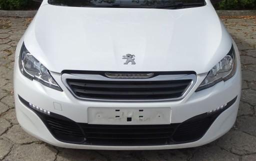 PEUGEOT_308_II_T9_13-17_PRZÓD_KOMPLETNY_EWPB GBIMPORT - PEUGEOT 308 II T9 13-17 ПЕРЕДНИЙ В КОМПЛЕКТЕ КАПОТ, БАМПЕР, ПЕРЕДНИЙ РЕМЕНЬ EWPB