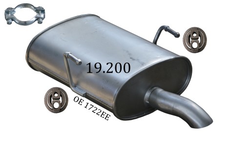 19.200 ANT - PEUGEOT 406 2.0 2.2 HDi 66-80KW 98KW 100KW седан глушитель 19.200