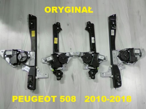 508 - PEUGEOT 508-МЕХАНИЗМ СТЕКЛОПОДЪЕМНИКА ЗАДНИЙ ЛЕВЫЙ 2010-2018 ОРИГИНАЛ 9688808480