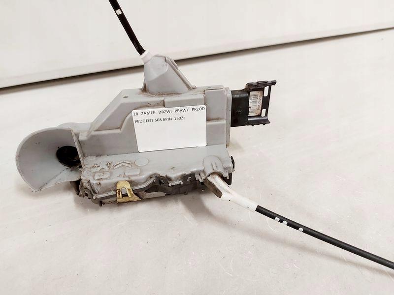 123131 - PEUGEOT 508 ЗАМОК ДВЕРИ ПРАВЫЙ ПЕРЕДНИЙ 6PIN