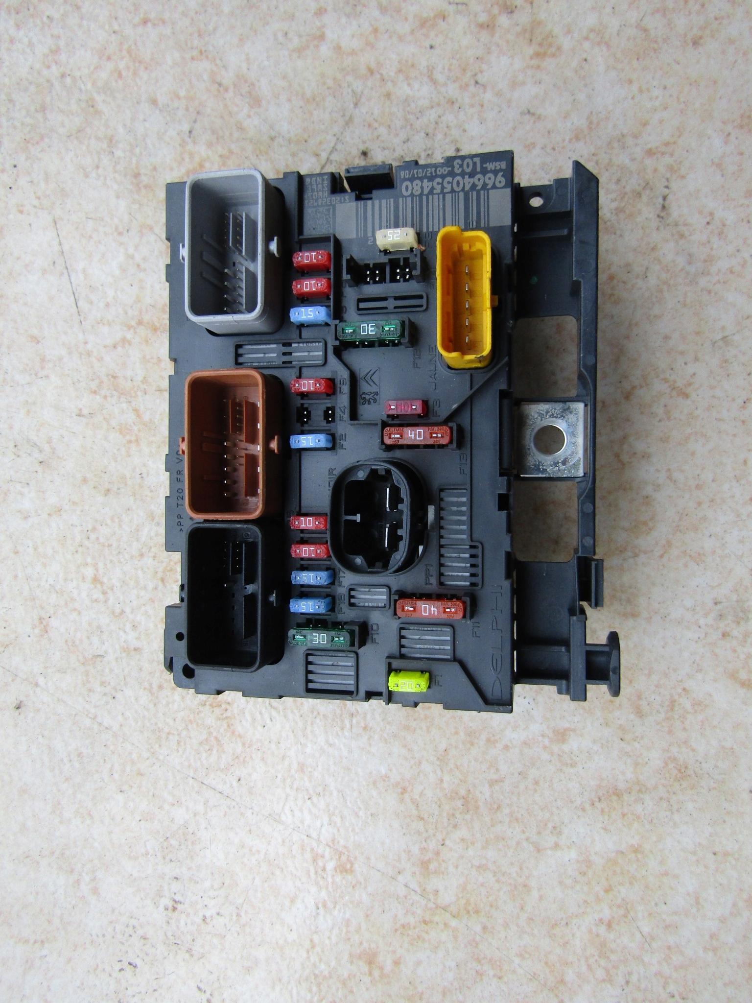 PEUGEOT CITROEN МОДУЛЬ BSM 9664055480