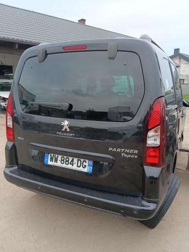 PEUGEOT PARTNER III ЗАДНІ ДВІРТА ПОВНИЙ ПІДВІД БАМПЕРА