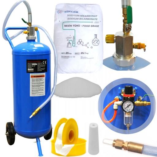 ПЕСКОСТРОЙНАЯ МАШИНА ДЛЯ СОДОВОЙ ЧИСТКИ + 25кг