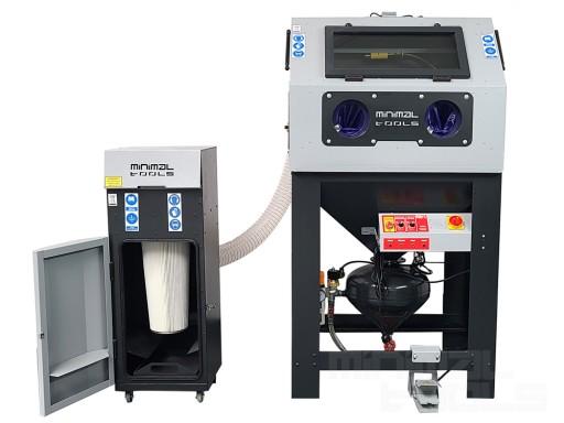 ПІСКОСТРУМИННИЙ АПАРАТ PK1200 EZ З КАБІНОЮ НАПИСКУ 1200 Л З ПИЛОЗБІРНИКОМ ПОЛЬЩА