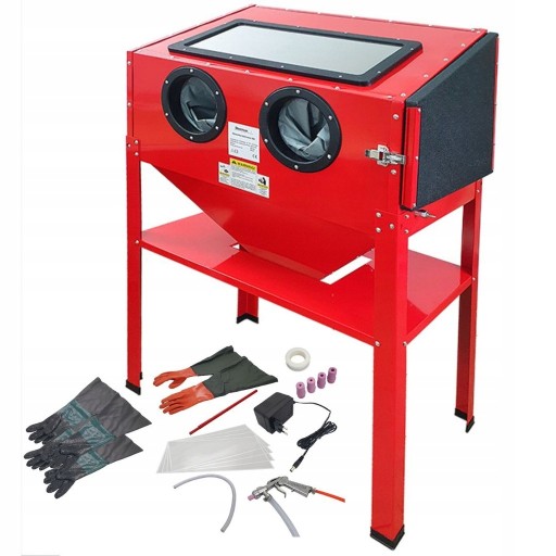 ПІСКОСТРУЙНА МАШИНА 220 Л SB002 + 2 ПАРИ ЗАХИСНИХ РУКАВИЦЬ БЕЗКОШТОВНО