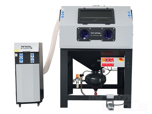 ПЕСКОСТРУЙНАЯ МАШИНА ПОД ДАВЛЕНИЕМ PK520EZ 500 Л С ПЫЛЕСБОРНИКОМ