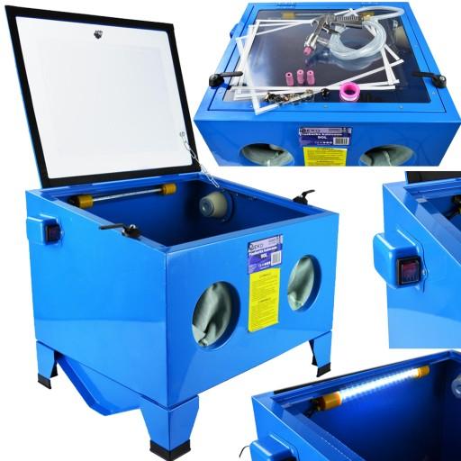 КАБІНА ПІСКОМАШИНА 90Л, ПІСТОЛЕТ, НАСАДКИ ГЕКО