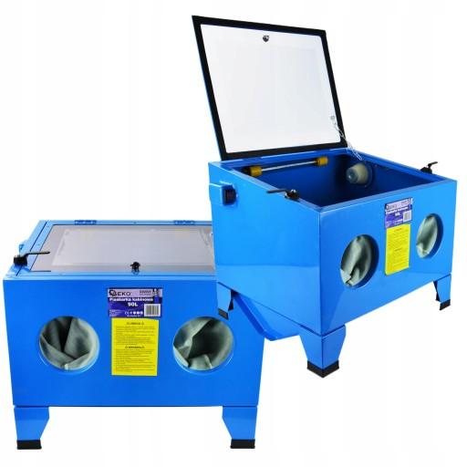 СТАЦІОНАРНИЙ КАБІННИЙ ПІСКОСТРУЙНИЙ АПАРАТ, КАМЕРА МАЙСТЕРНЯ 90Л, ПІСКОСТРУЙНА ОЧИСТКА + ФОРСУНКИ