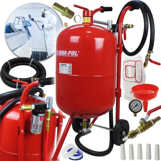 СИФОННА МАШИНА ДЛЯ ПІСУ 38 Л НАБІР НАСАДОК МОБІЛЬНА МАСКА