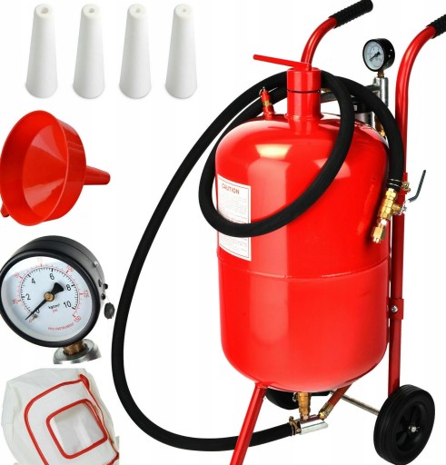 76L МОБІЛЬНИЙ СИФОННИЙ ПІСКОСТРУМИННИЙ АПАРАТ + 58ДИШ + МАСКА + ВОРОНКА