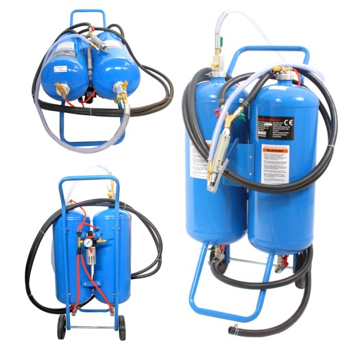 СИФОН ПЕСКОструйная машина с баком для соды 28л 2 в 1 BASS POLSKA