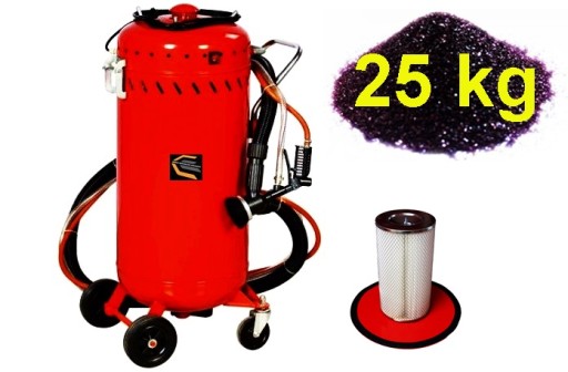 Сифонный пескоструйный аппарат без пыли с пылесосом 105 л