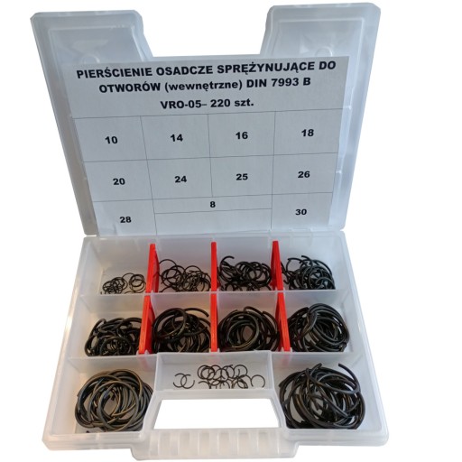 НАБІР КІЛЕЦЬ ДЛЯ ОТВОРОВ DIN 7993 НАБІР 220