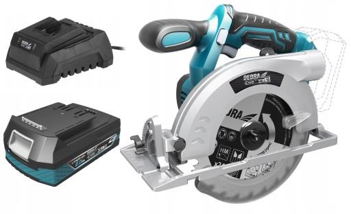 ПИЛА ЦИРКУЛЯРНА ПИЛА Акумуляторна 18V DEDRA +2Ah