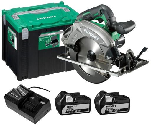 АККУМУЛЯТОРНАЯ РУЧНАЯ циркулярная пила HIKOKI C1807DA SEP 2X5.0Ah 190MM