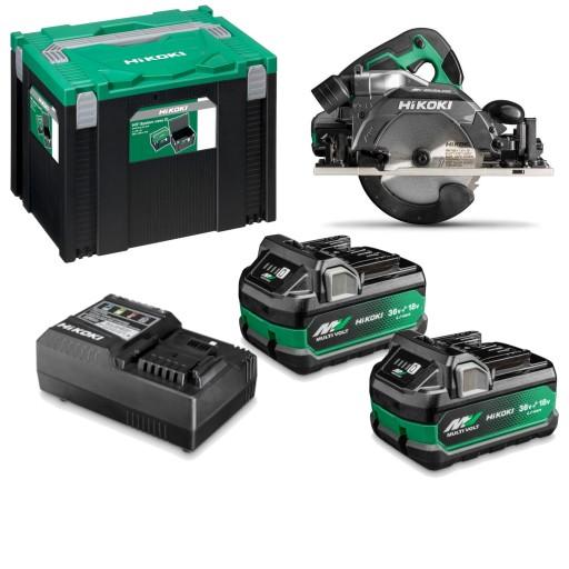 ПИЛА АКУМУЛЯТОРНА РУЧНА Циркулярна пила HIKOKI C3606DUM WPZ 2x2.5Ah 36V