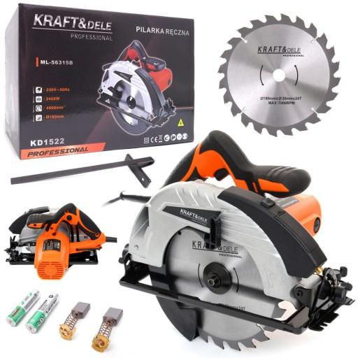 2450W ЦИРКУЛЯРНА ПИЛА З ЛАЗЕРНОЮ ПИЛКОЮ 185MM